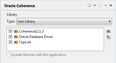 Coherence Page of the New JPA Project Wizard Coherence Page of the New JPA Project Wizard