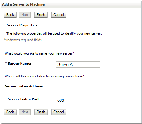 Adding a Server to a Machine