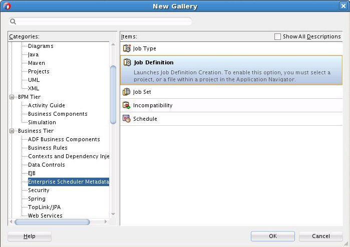 Adding Job Definition Metadata to the Sample Application Adding Job Definition Metadata to the Sample Application