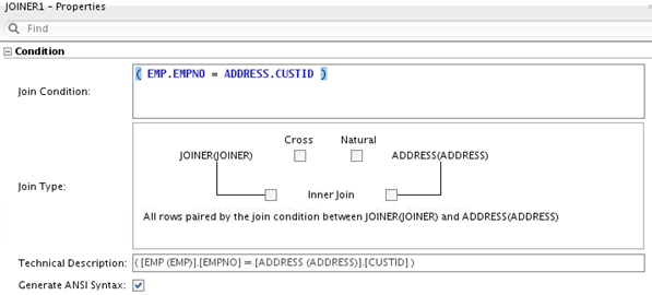 ANSI Join, Multiple Input Groups