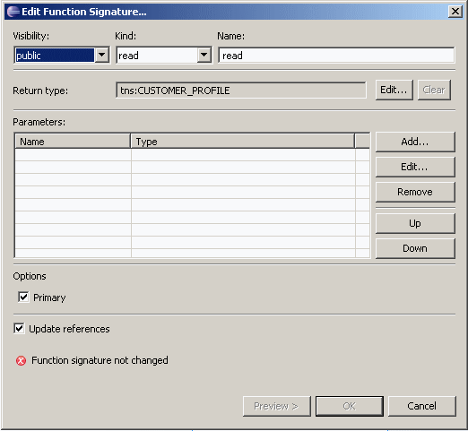 Edit function signature. Edit function signature.