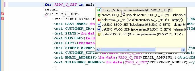 Function completion. Function completion.