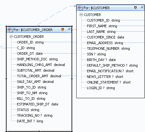 Join tables in Query Map Join tables in Query Map