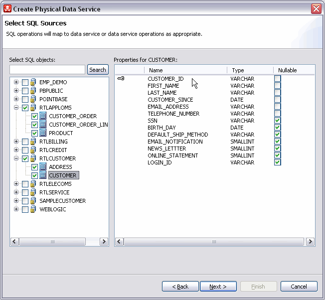 Select SQL Sources.