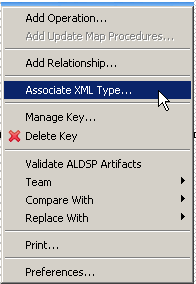 Associate XML type. Associate XML type.