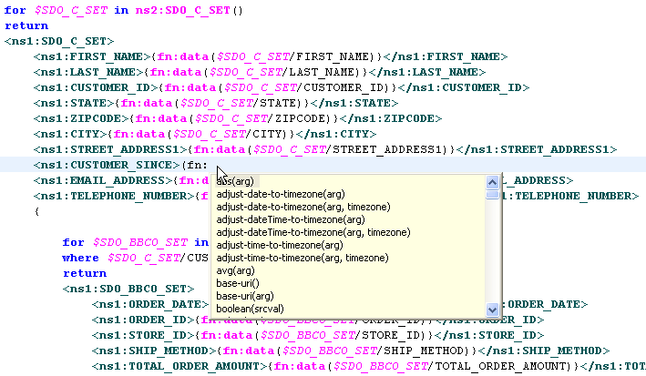 XPath completion. XPath completion.