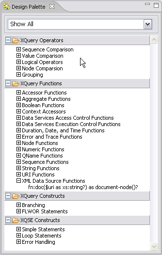 XQuery functions. XQuery functions.