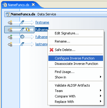 Select Configure Inverse Function Select Configure Inverse Function