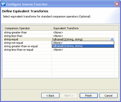 Define Equivalent Transforms Define Equivalent Transforms