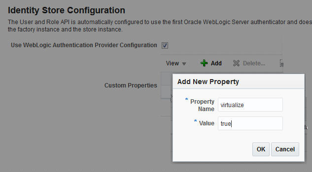 Adding the viirtualize property Adding the viirtualize property