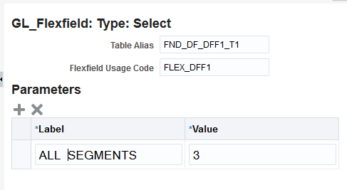 Descriptive flexfield details