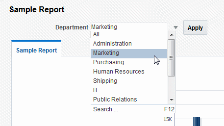 Menu type parameter with multiple selection disabled