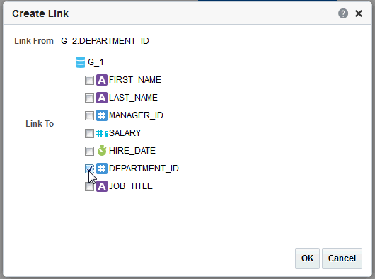 Create Link Dialog