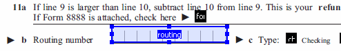 Create the routing form field Create the routing form field