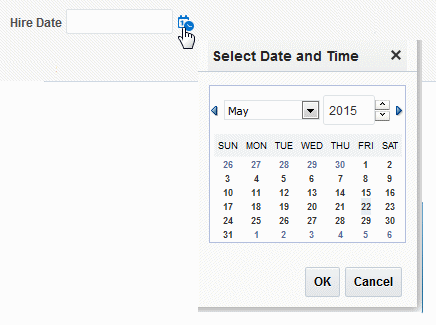 Date editor
