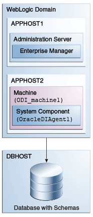 Installation topology for standalone collocated agent Installation topology for standalone collocated agent