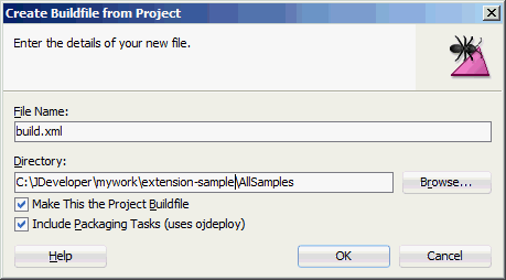 check Include Packaging tasks to call ojdeploy