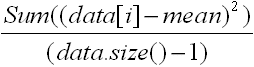 eq of sample variance eq of sample variance