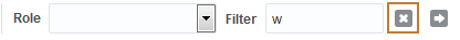 Clear search icon in Members task flow
