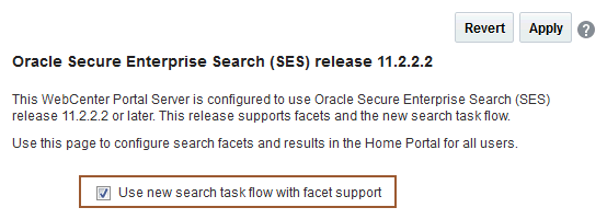 Search option with Facet support Search option with Facet support