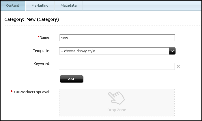 This image shows the Category: New (Category) dialog. This image shows the Category: New (Category) dialog.