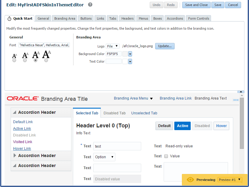 theme editor