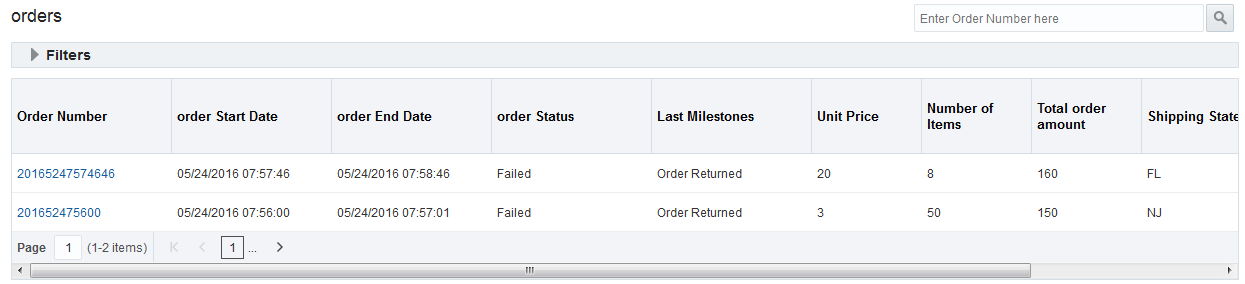 Drilled Instances from a Custom Dashboard Drilled Instances from a Custom Dashboard
