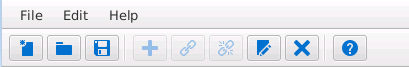 FMW Composer toolbar. Each option is described in the surrounding text. FMW Composer toolbar. Each option is described in the surrounding text.