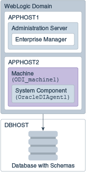 Installation topology for standalone collocated agent