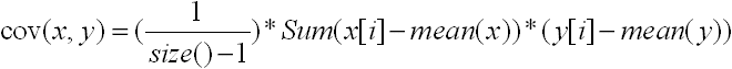 eq of covariance eq of covariance