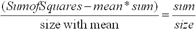 eq of variance eq of variance