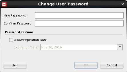Change Password Dialog Change Password Dialog
