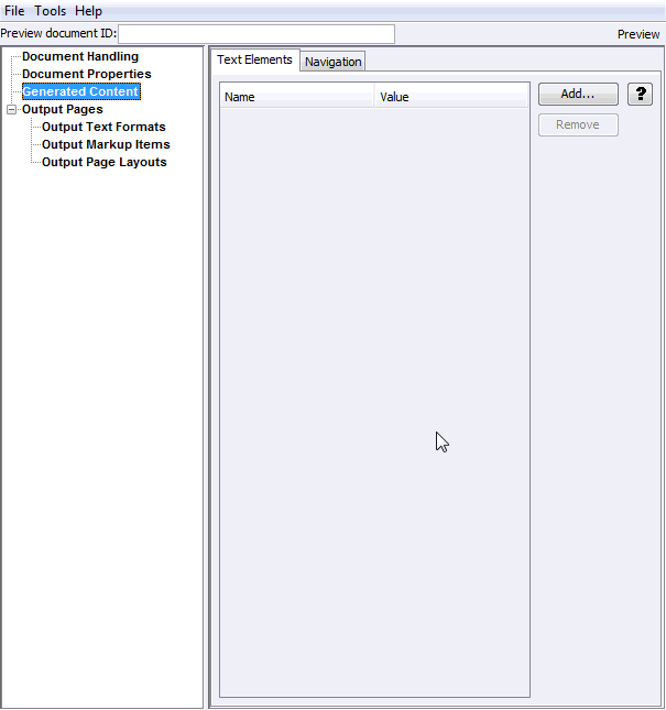 This is the Add Text Elements page This is the Add Text Elements page