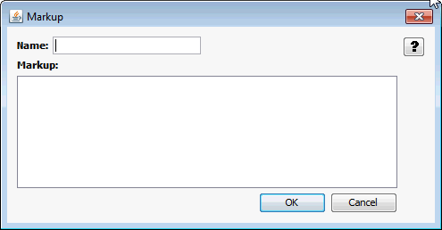 This is the Markup dialog box This is the Markup dialog box