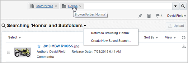 Switching back to Browse Mode Switching back to Browse Mode