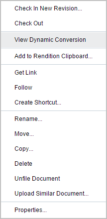 Contextual Menu Contextual Menu